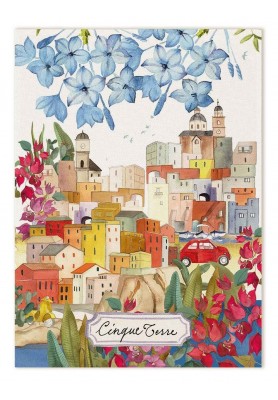 Canovaccio in Lino Bell'Italia stampa Cinque Terre Var.1 - The Napking