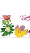 Tovaglia in lino premium stampa Flora Rosa - The Napking