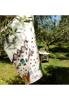 Canovaccio in Lino Bell'Italia stampa Puglia Var.2 - The Napking