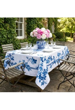Tovaglia in lino premium stampa Victoria - The Napking