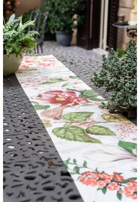 Runner in lino stampa Dafne - The Napking