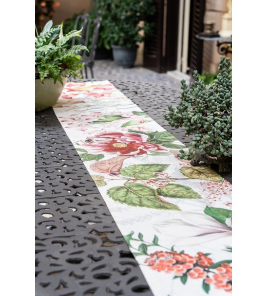 Runner in lino stampa Dafne - The Napking