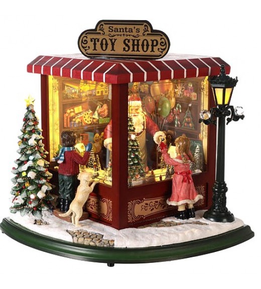 Carillon Santa's Toy Shop - Timstor