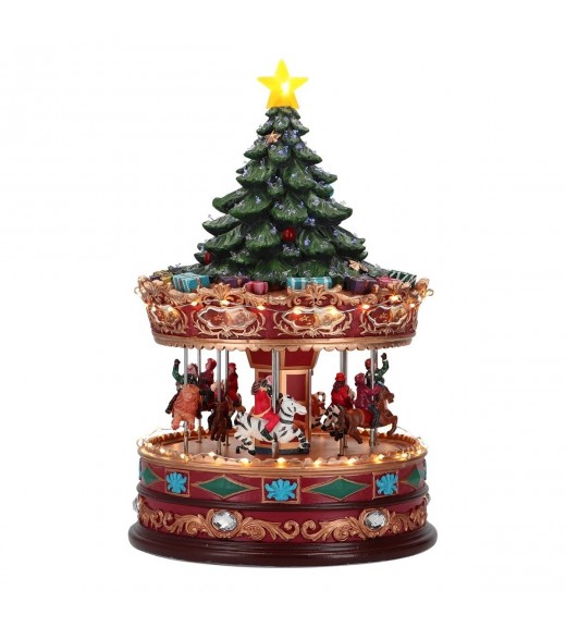 Carillon Giostra Carousel C/Led H35 - Timstor