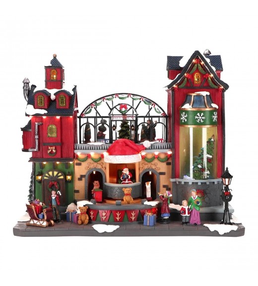 Carillon Green House animata con Movimento Musica e Luci H39 - Timstor