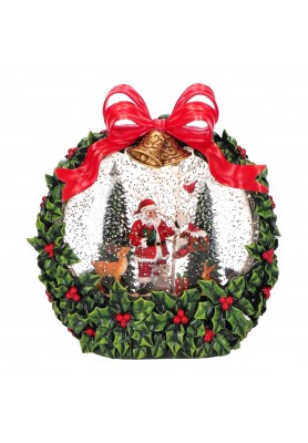 Lanterna Ghirlanda Babbo Natale Water Spinning H22 - Timstor