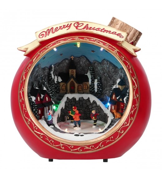 Carillon Palla di Natale animata H26 - Timstor