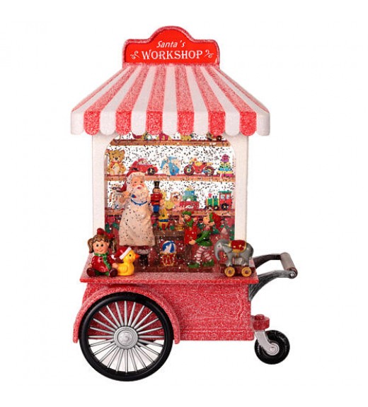 Lanterna Carretto Giocattoli di Babbo Natale Water Spinning - Timstor