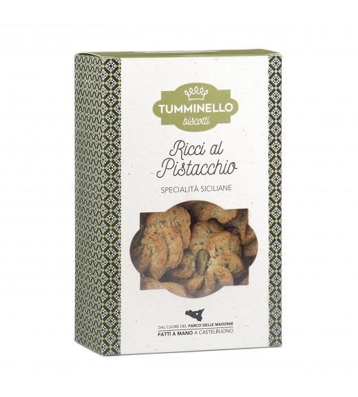 Confezione Specialità Siciliane Ricci al Pistacchio - Biscotti Tumminello