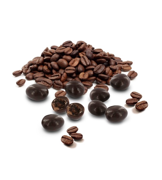 Confezione Chicchi di Caffè Artigianali ricoperti di Cioccolato Fondente 200g - Unica Cioccolateria 1923