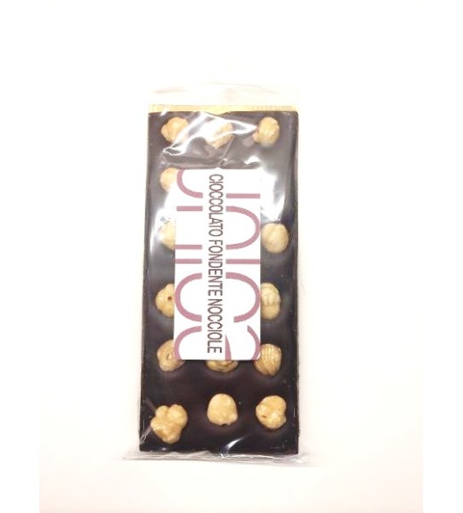 Tavoletta Artigianale Cioccolato Fondente 61% e Nocciole - Unica Cioccolateria 1923