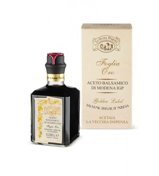 Aceto Balsamico di Modena IGP Foglia Oro 250ml - La Vecchia Dispensa