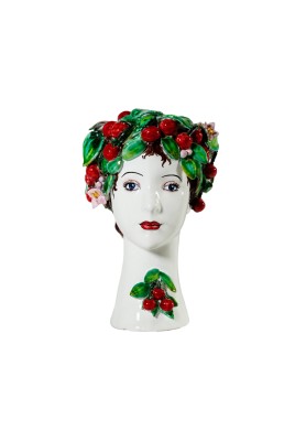 Testa Donna con Ciliegie - Linea Donatello - Virginia Casa