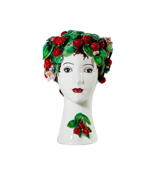 Testa Donna con Ciliegie - Linea Donatello - Virginia Casa
