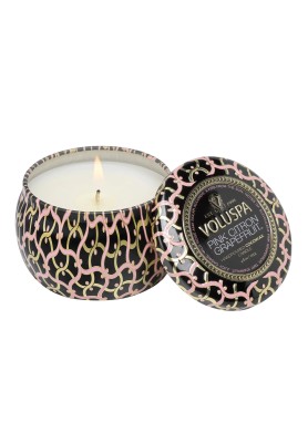 Candela Maison Noir Mini Tin - Fragranza Pink Citron Grapefruit - Voluspa