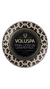 Candela Maison Noir Mini Tin - Fragranza Pink Citron Grapefruit - Voluspa