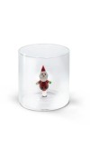 Bicchiere in vetro decori natalizi NAT4 - WD Lifestyle