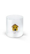 Bicchiere in vetro decori natalizi NAT4 - WD Lifestyle