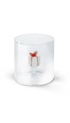 Bicchiere in vetro decori natalizi NAT - WD Lifestyle