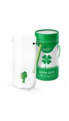 Caraffa in vetro decoro Quadrifoglio - WD Lifestyle