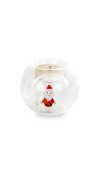 Porta Tealight in vetro decori Natalizi - WD Lifestyle